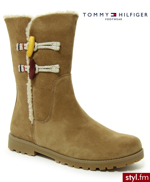 Tommy Hilfiger BOTKI EDDIE 11B TAUPE - Botki Buty Moda