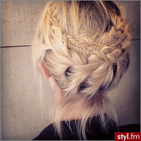Blond Warkocze Proste Na co dzień Długie Fryzury