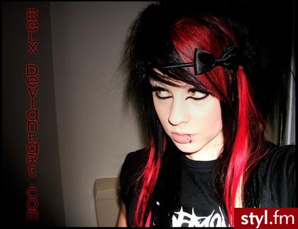 EMO Alternatywne Średnie Fryzury