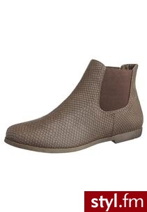 Even&Odd Botki brązowy (88W4110A) - Botki Buty Moda
