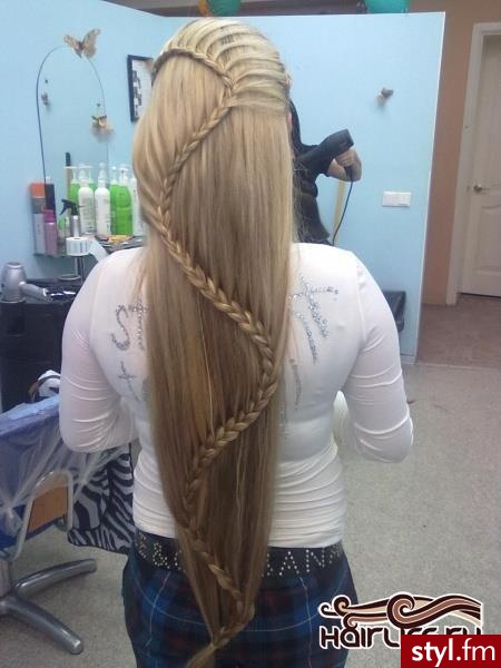 Blond Rozpuszczone Proste Na co dzień Długie Fryzury