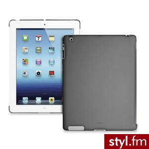 Puro Back Cover Plecki New iPad/iPad 2 ciemno szary (IPAD2S3BCOVERDKGREY) - Portfele i etui Dodatki Moda