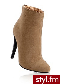 Bonprix Botki wielbłądzia wełna 952082_17769 - Botki Buty Moda