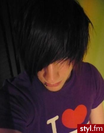 EMO Alternatywne Średnie Fryzury