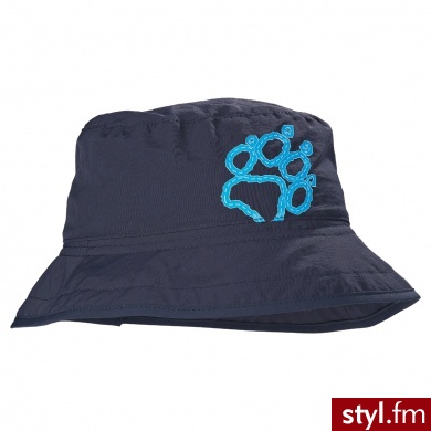 Jack Wolfskin Kids Kapelusz Sun Hat night blue - Nakrycia głowy Dodatki Moda