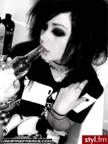 EMO Alternatywne Średnie Fryzury
