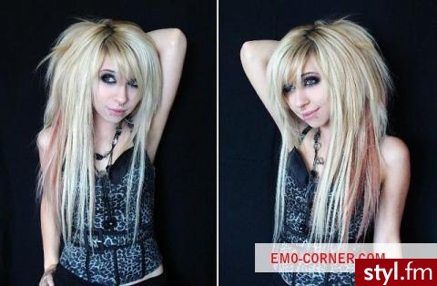 EMO Alternatywne Średnie Fryzury