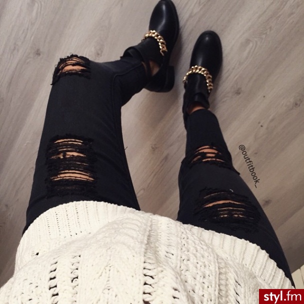 Jeansy Spodnie Moda