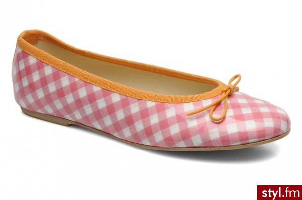 Giesswein Balerinki Badra by (Czerwony) - Balerinki Buty Moda