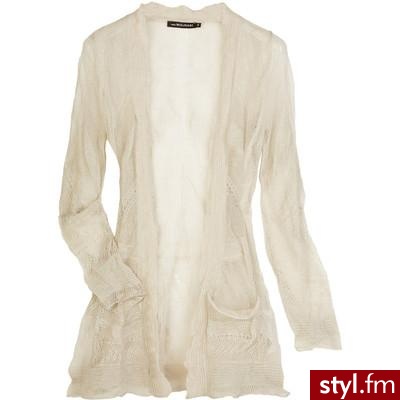 Sheer crochet cardigan - Anna Molinari - Polyvore. Pobrano ze strony: http://www.polyvore.com/sheer_crochet_cardigan/thing?id=17600310 - Pozostałe Ciuchy Moda