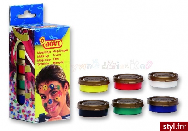 Farby do malowania twarzy 6 kol x 8 ml JOVI - Dziecko