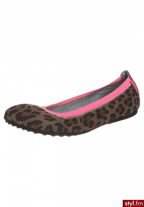 Shoesme Baleriny brązowy - Balerinki Buty Moda