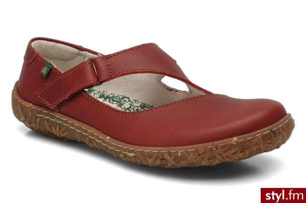 El Naturalista BALERINKI NIDO ELLA N725 BY (Czerwony) - Balerinki Buty Moda