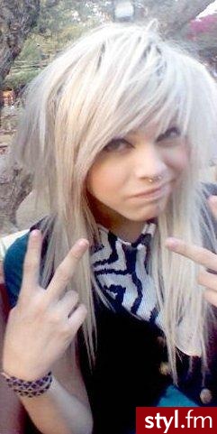 EMO Alternatywne Średnie Fryzury