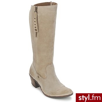 Kickers BUTY NATIKI BEŻ / Fonce - Kozaki Buty Moda