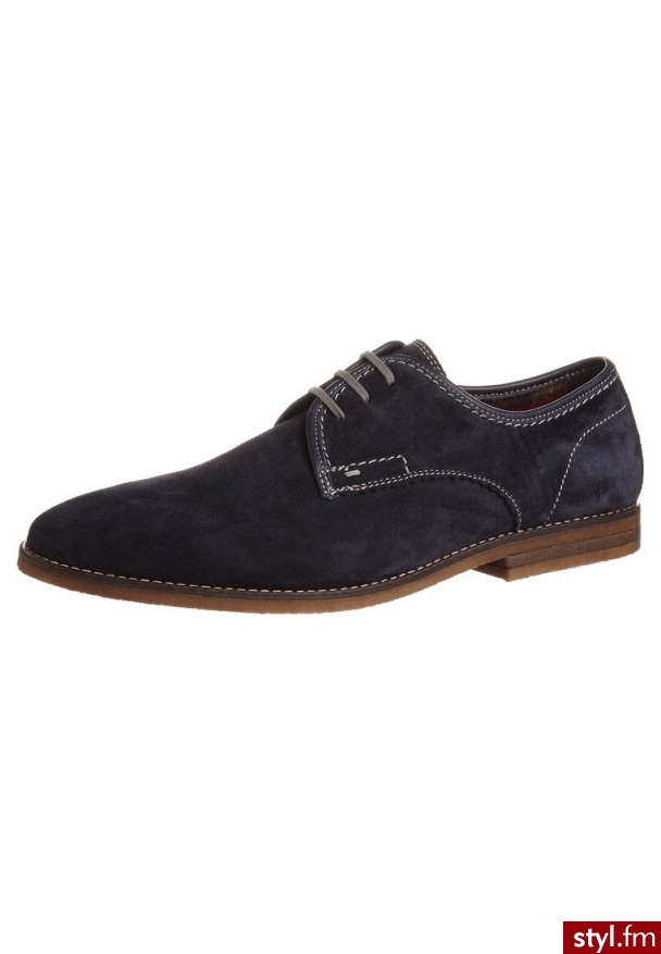 Pier One Oksfordki niebieski (WU15-03201) - Pozostałe Buty Moda