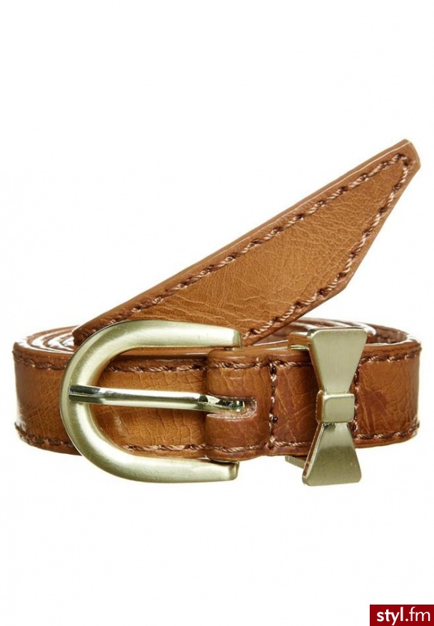 Even&Odd Pasek brązowy (NI-9181B) - Paski Dodatki Moda