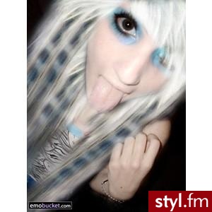 EMO Alternatywne Średnie Fryzury