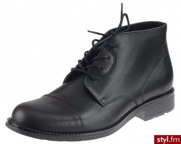 Domeno Półbuty 2114 Czarne - Półbuty Buty Moda