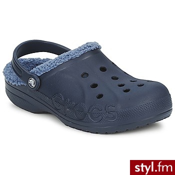 Crocs Chodaki BAYA LINED NAVY Blue - Pozostałe Buty Moda