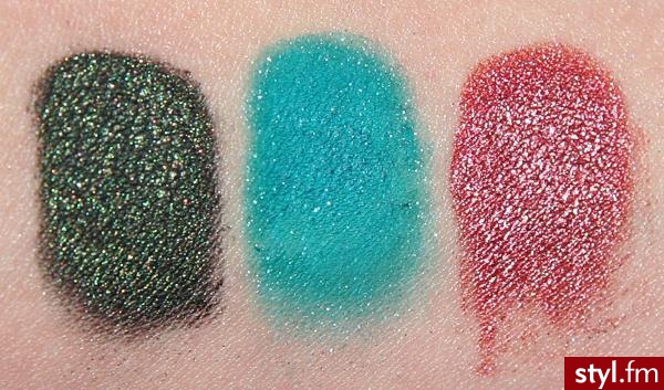makijaż. Glitter Turquoise from H&M
Stiletto from Gosh Cosmetics
Dark Green from Viva la Diva - Makijaże