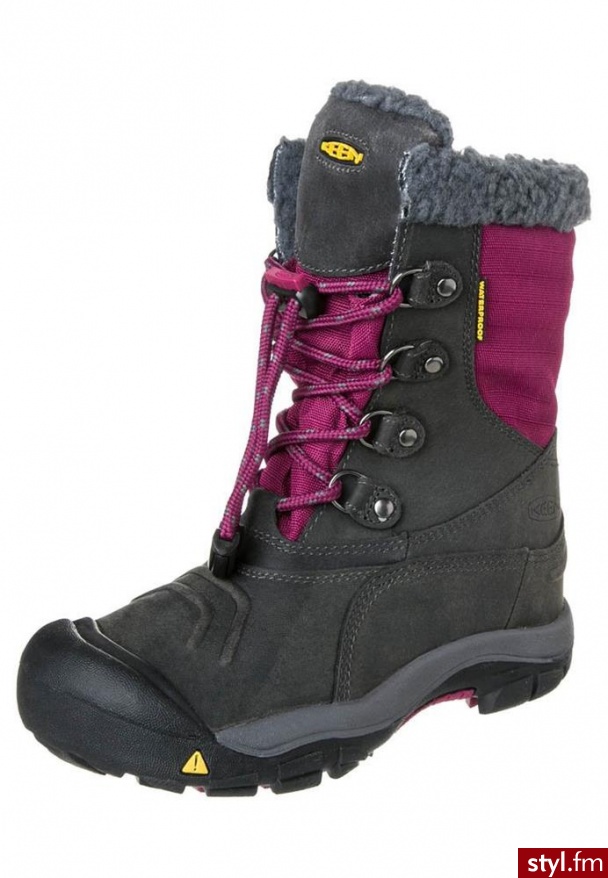 Keen BASIN WP Śniegowce szary (1009301) - Pozostałe Buty Moda