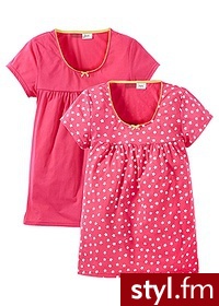 Bonprix Shirt z krótkim rękawem (2 szt.) 944635_22008 - Bluzki Ciuchy Moda
