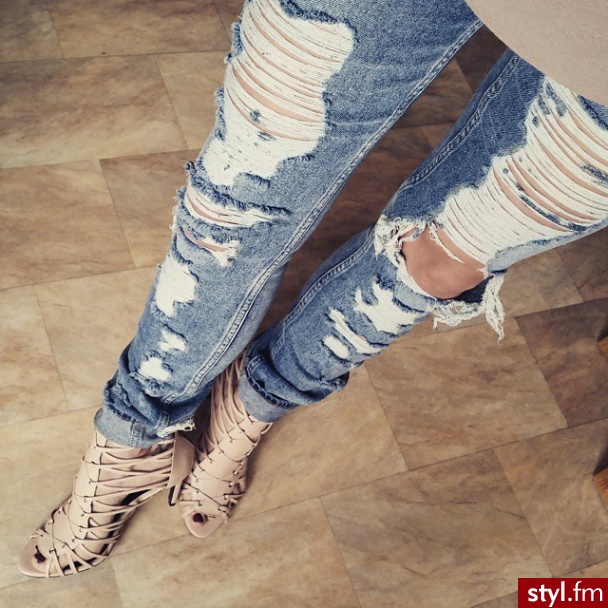Jeansy Spodnie Moda