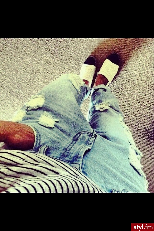 Jeansy Spodnie Moda