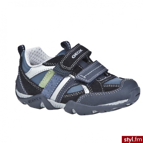Półbuty GEOX - J Aragon B J3265B 05022 C0661 - Niebieski/Szary - Półbuty Buty Moda