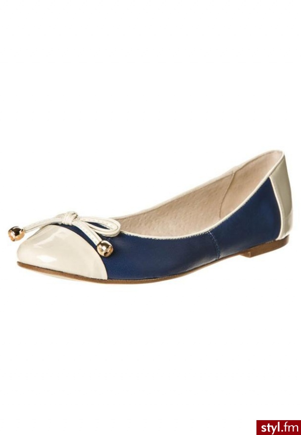 CAFèNOIR Baleriny niebieski - Balerinki Buty Moda