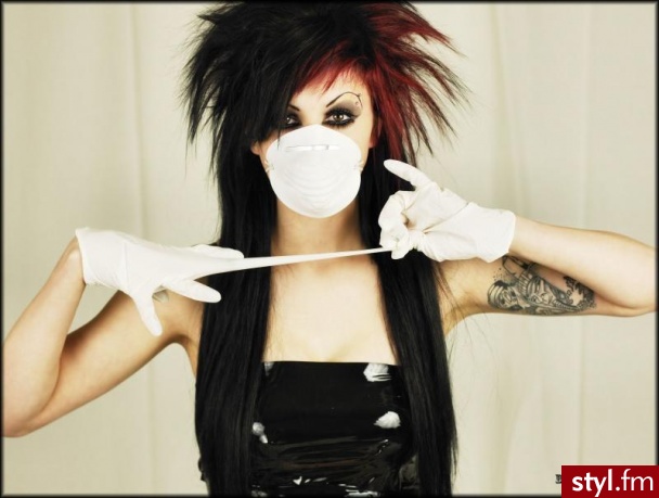 EMO Alternatywne Średnie Fryzury