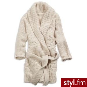 AE Women's Cable Knit Wrap Cardigan (Birch Heather) - Americ... - Polyvore. Pobrano ze strony: http://www.polyvore.com/ae_womens_cable_knit_wrap/thing?id=25268287 - Pozostałe Ciuchy Moda