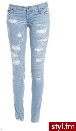 Jeansy Spodnie Moda