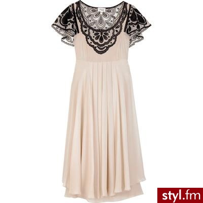 Cobra silk-chiffon dress - Temperley London - Polyvore. Pobrano ze strony: http://www.polyvore.com/cobra_silk-chiffon_dress/thing?id=8115432 - Pozostałe Ciuchy Moda