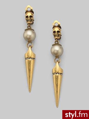 kolczyki. Alexander McQueen $320.00 - Pozostałe Dodatki Moda
