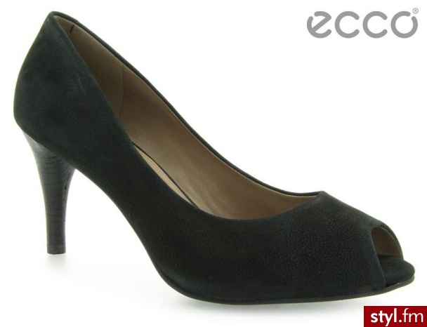 Ecco OUYEN 80MM BLACK - Czółenka Buty Moda
