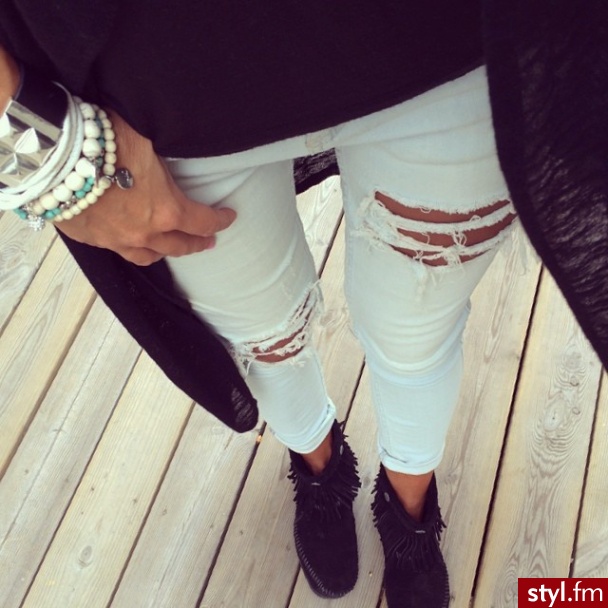 Jeansy Spodnie Moda