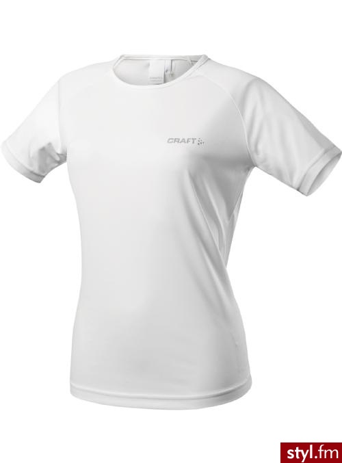 CRAFT 198842 damska koszulka sportowa Biały - Bluzki Ciuchy Moda