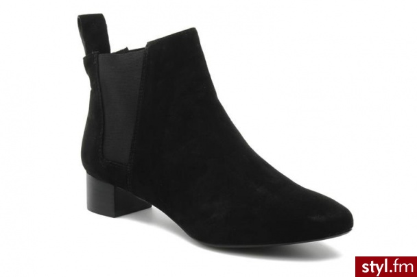 Clarks PÓŁBUTY I BOTKI LULWORTH COVE BY CLARKS (Czarny) - Botki Buty Moda