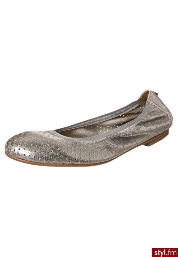 IKKS DENISSE Baleriny srebrny - Balerinki Buty Moda