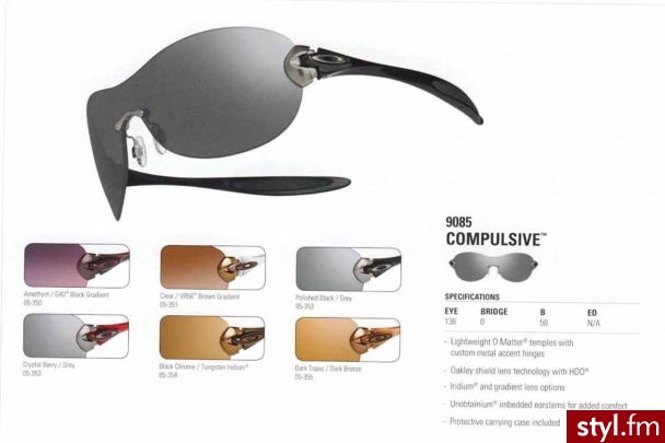 Oakley Compulsive 9085 - Okulary Dodatki Moda
