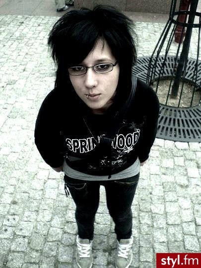 EMO Alternatywne Średnie Fryzury