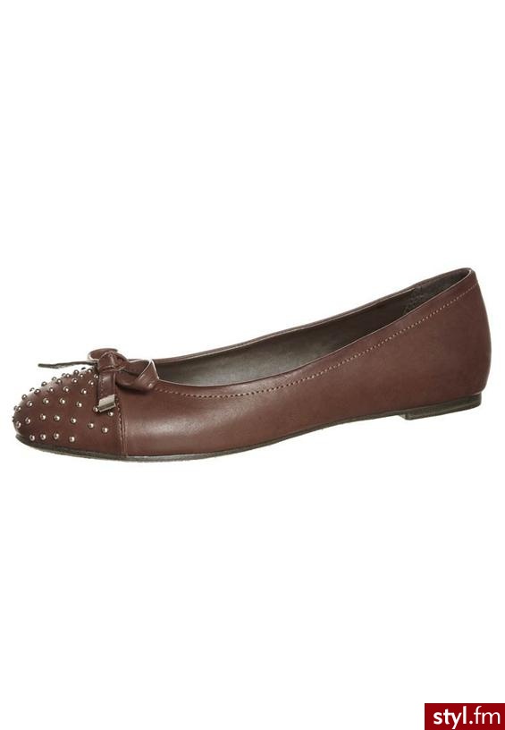 Anna Field Baleriny brązowy - Balerinki Buty Moda