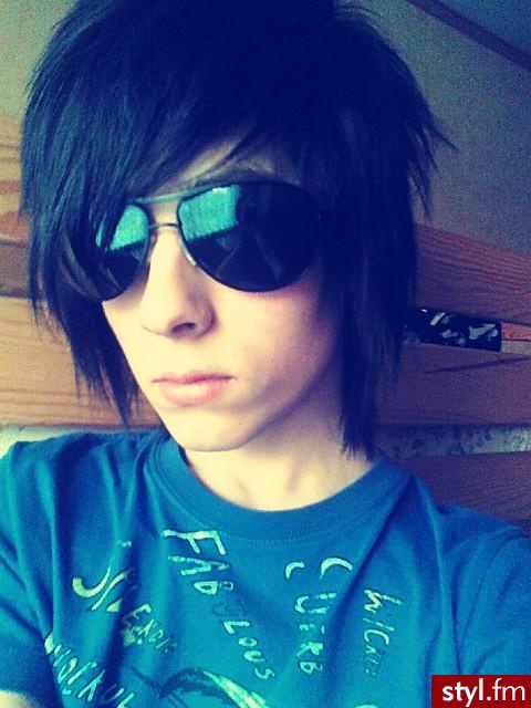 EMO Alternatywne Średnie Fryzury