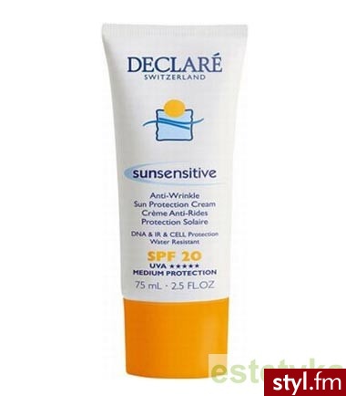 Declare Anti-Wrinkle Sun Protection Cream Krem ochronny przeciwzmarszczkowy do opalania SPF 20 75 ml - Emu Buty Moda