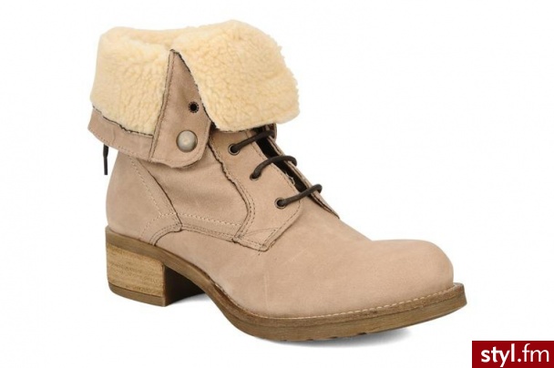 Khrio PÓŁBUTY I BOTKI USUR BY KHRIO (Beżowy) - Botki Buty Moda