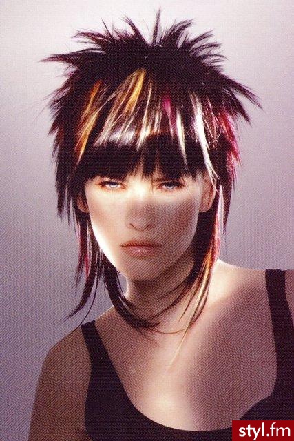 Punk Rock Alternatywne Średnie Fryzury