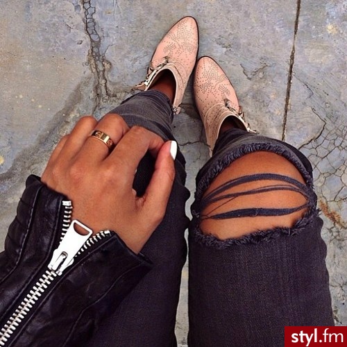 Jeansy Spodnie Moda