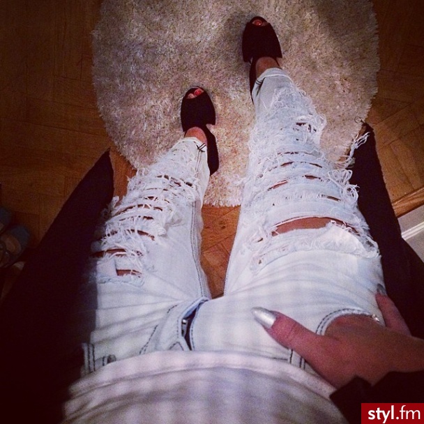 Jeansy Spodnie Moda